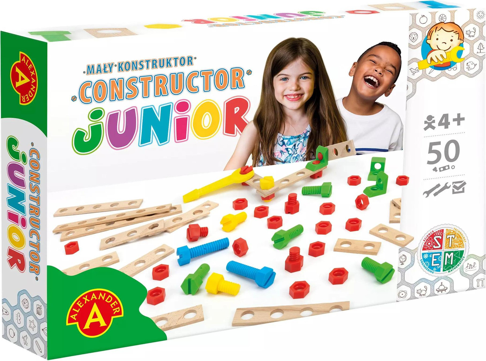 Alexander Toys 2560 Bouwset met 50 onderdelen voor kinderen vanaf 4 jaar