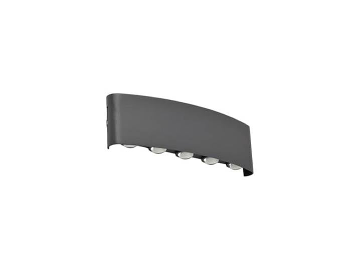 Lindby LED Applique Exterieur Ithan (Moderne) en Noir Aluminium (à 5 lampes\,)\, Murale Luminaire Lampe Jardin Eclairage d’exterieur
