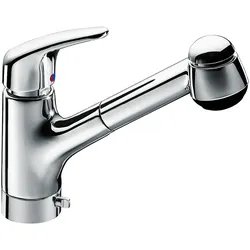 Kaja KAJA-MIX PLUS Einhand-Spült., umlegbar, mit, herausz. Handbrause, in chrom, 54832-c 54832-c