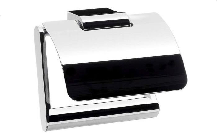 Emco Papierhalter System 2 350000106 chrom, mit Deckel