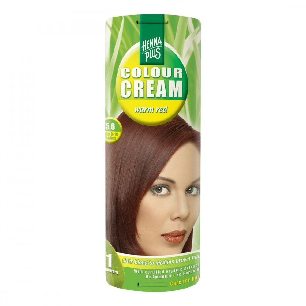 Frenchtop Natural Care Products B.V Hennaplus Colour Cream Warm Red 5,6 00099228