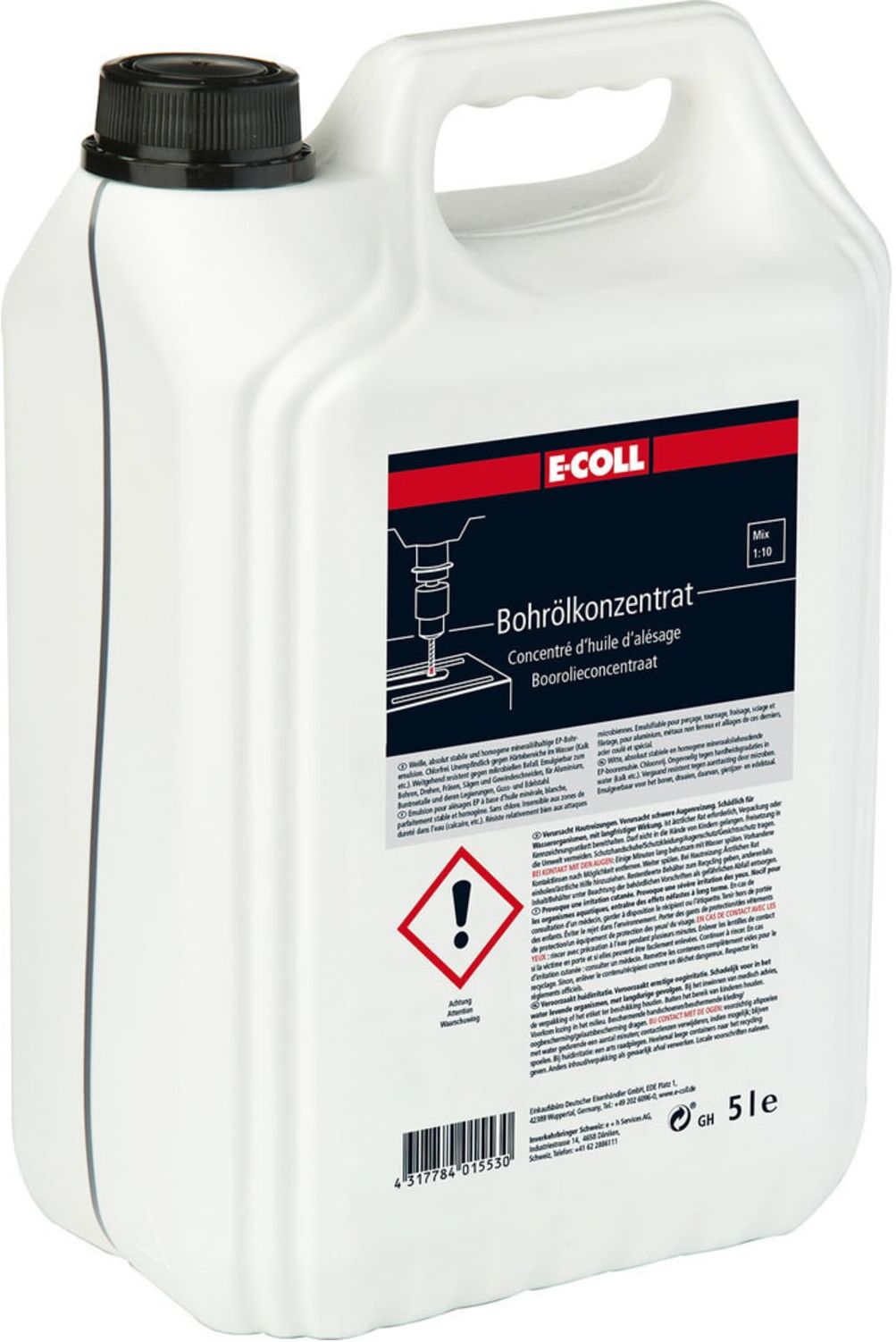 E-COLL Bohrölkonzentrat 5L Kanister chlorfrei (F) (4317784015530)