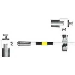 Mobilis Nano - Slim Twin Rotating sec.lock -1xTlock/1xNano, Notebook Security, Weiss