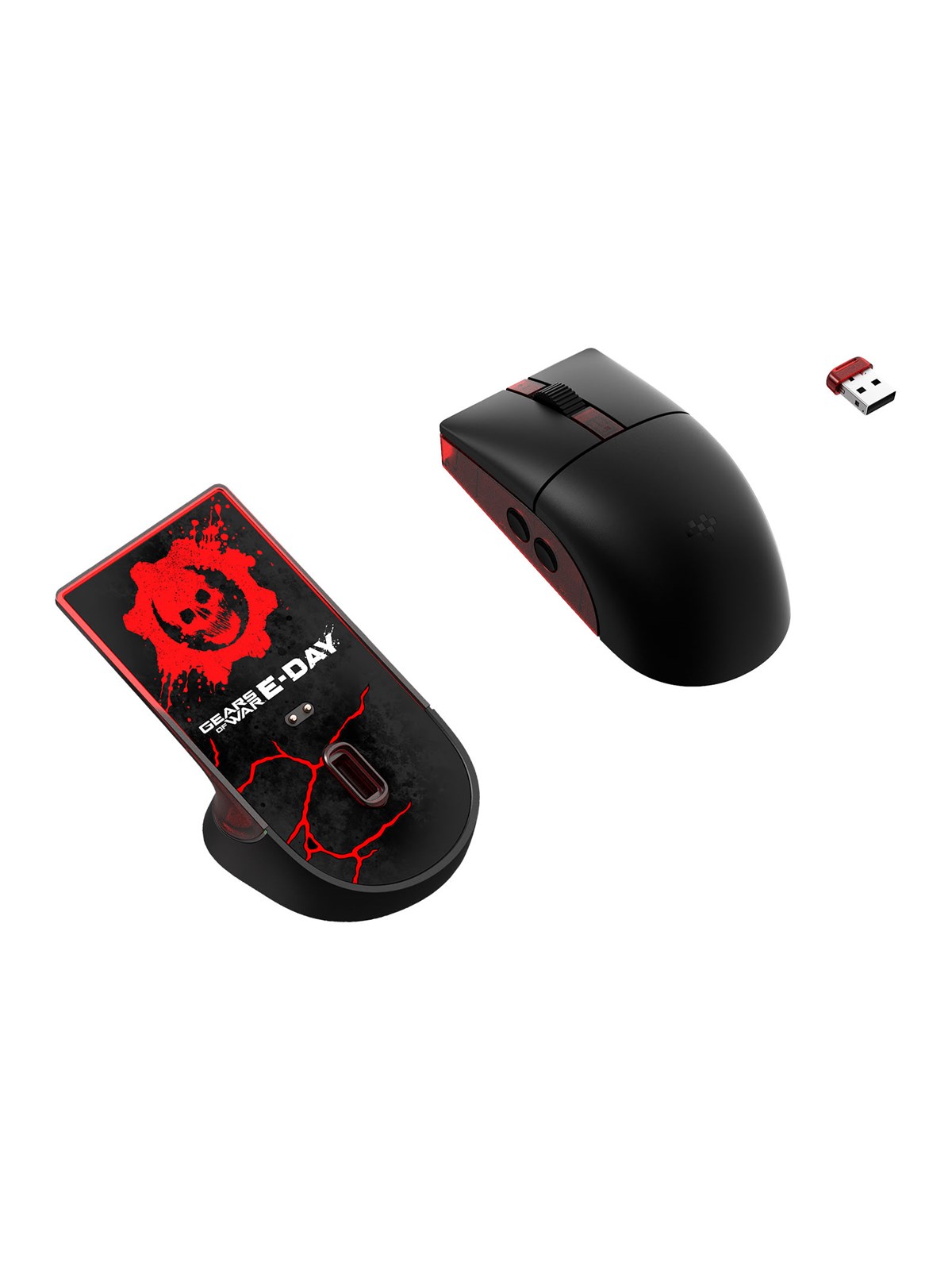 8BitDo Retro R8 Mouse GoW E-Day Ed. - Gaming Maus (Beige)