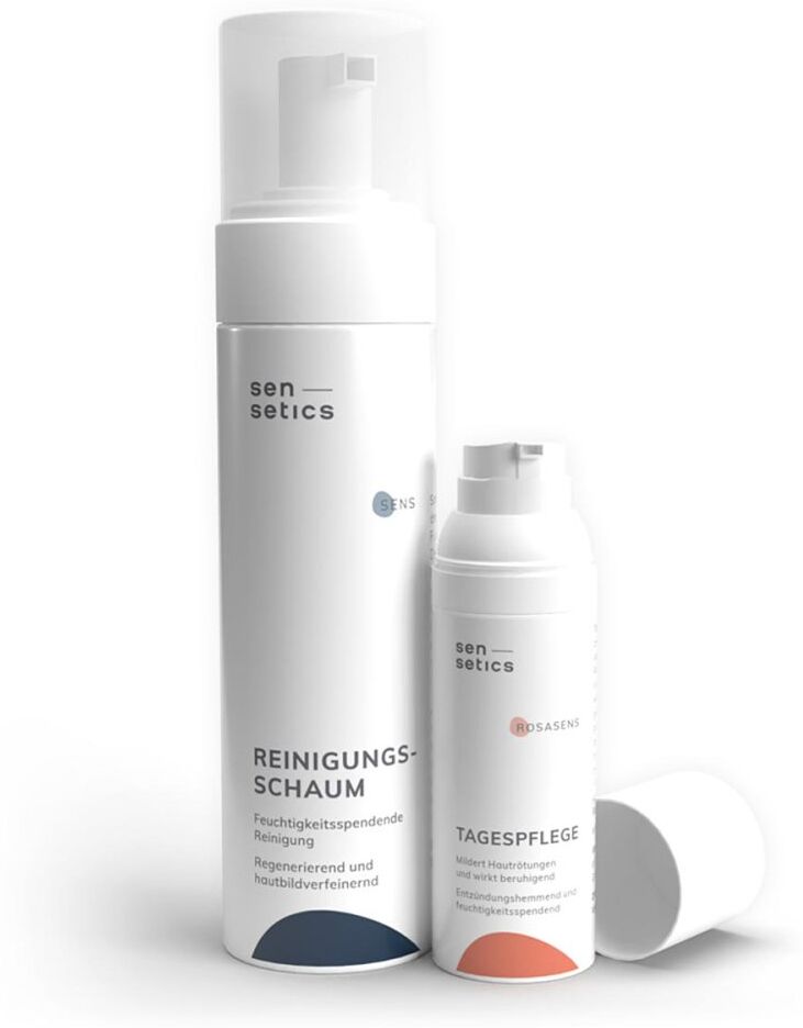 sensetics Rosacea Set: Reinigungsschaum + Tagespflege