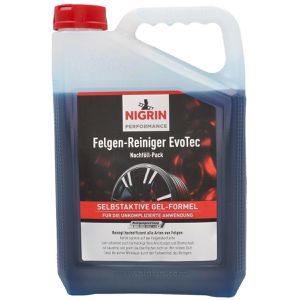 Nigrin Felgenreiniger Performance EvoTec, 687617, säurefrei, mit Wirkindikator, Kanister 3 Liter