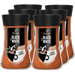 Tchibo - Black & White Instantkaffee - 6 x 180 g Instantkaffee - Intensität: 5/6