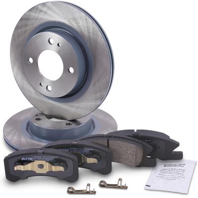 Atec Bremsscheiben + Bremsbeläge Vorderachse [Hersteller-Nr. 40668143] für Mitsubishi