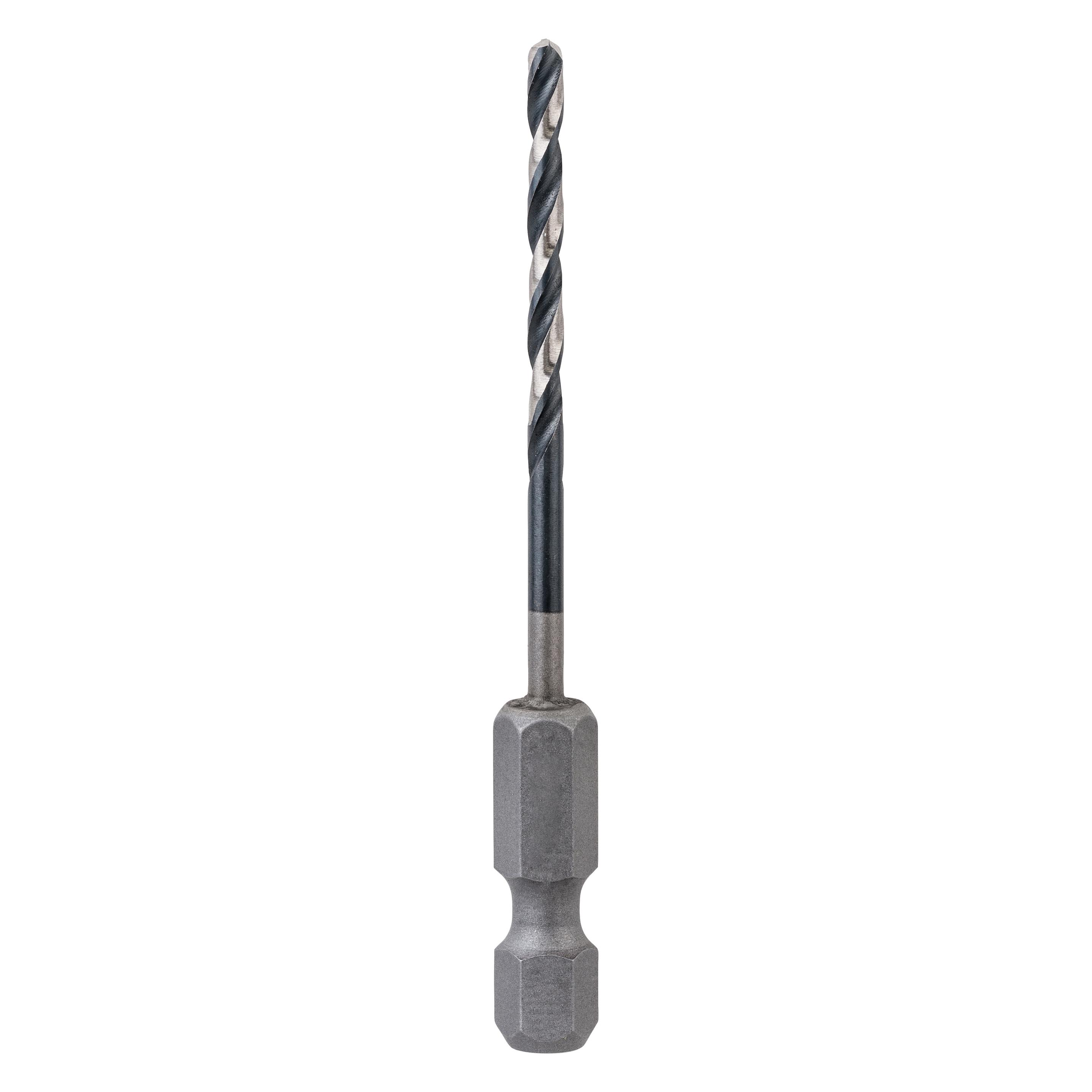 Bosch Professional Zubehör PRO Metal HSS-G HEX Impact Spiralbohrer, 2.5mm (2608577565)