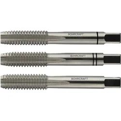 Bohrcraft, Gewindeschneider + Gewindebohrer, Hand-Gewindebohrer-Satz HSSG DIN352 6H Gewindegrösse M 24