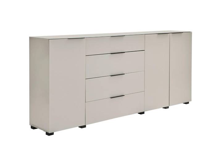 Novel Sideboard, Kaschmir, Kunststoff, 6 Fächer, 4 Schublade(n) Schubladen, 225x99.7x42 cm, Wohnzimmer, Kommoden & Sideboards, Sideboards
