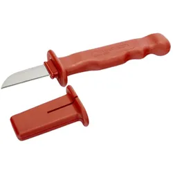 Bahco Kabelmesser mit Schutzkappe Klingenlänge 55,5 mm Gesamt 180 mm