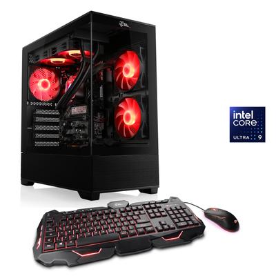 CSL Gaming-PC "AeroVision V24351", schwarz, Microsoft Windows 11 Home (64 Bit), 32 GB RAM 1.000 GB SSD, Desktop-PCs