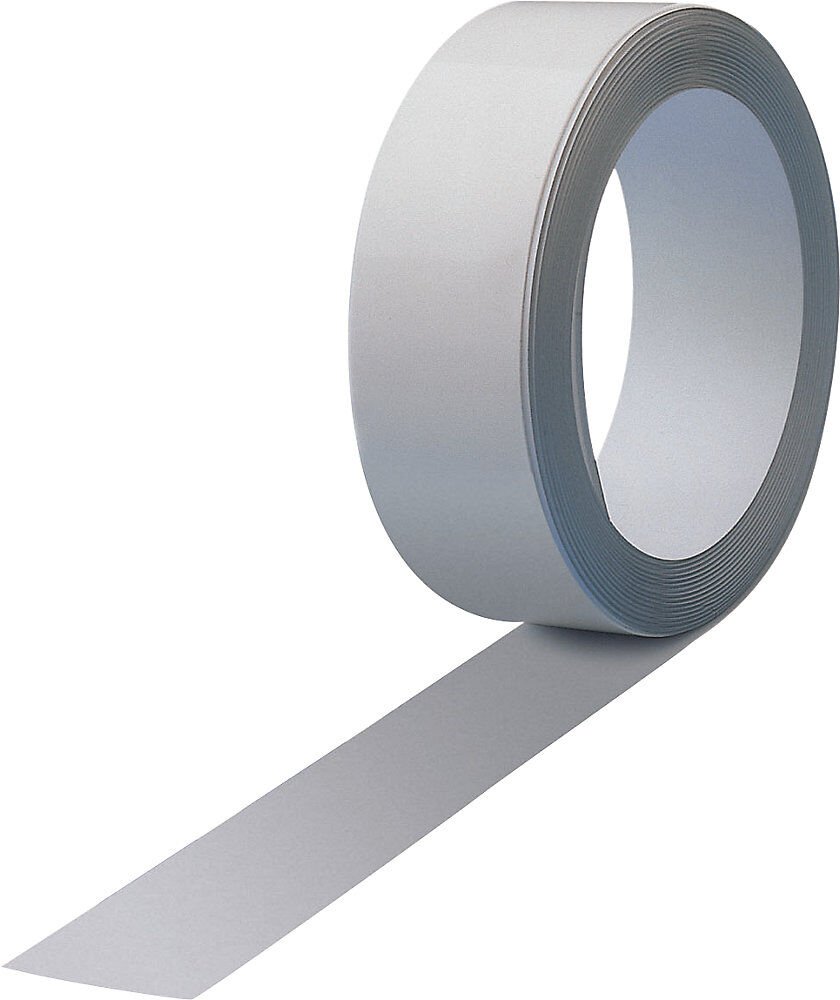 Ferroband-Rolle, Breite 35 mm, Rollenlänge 25 m, magnethaftend, selbstklebend MAUL