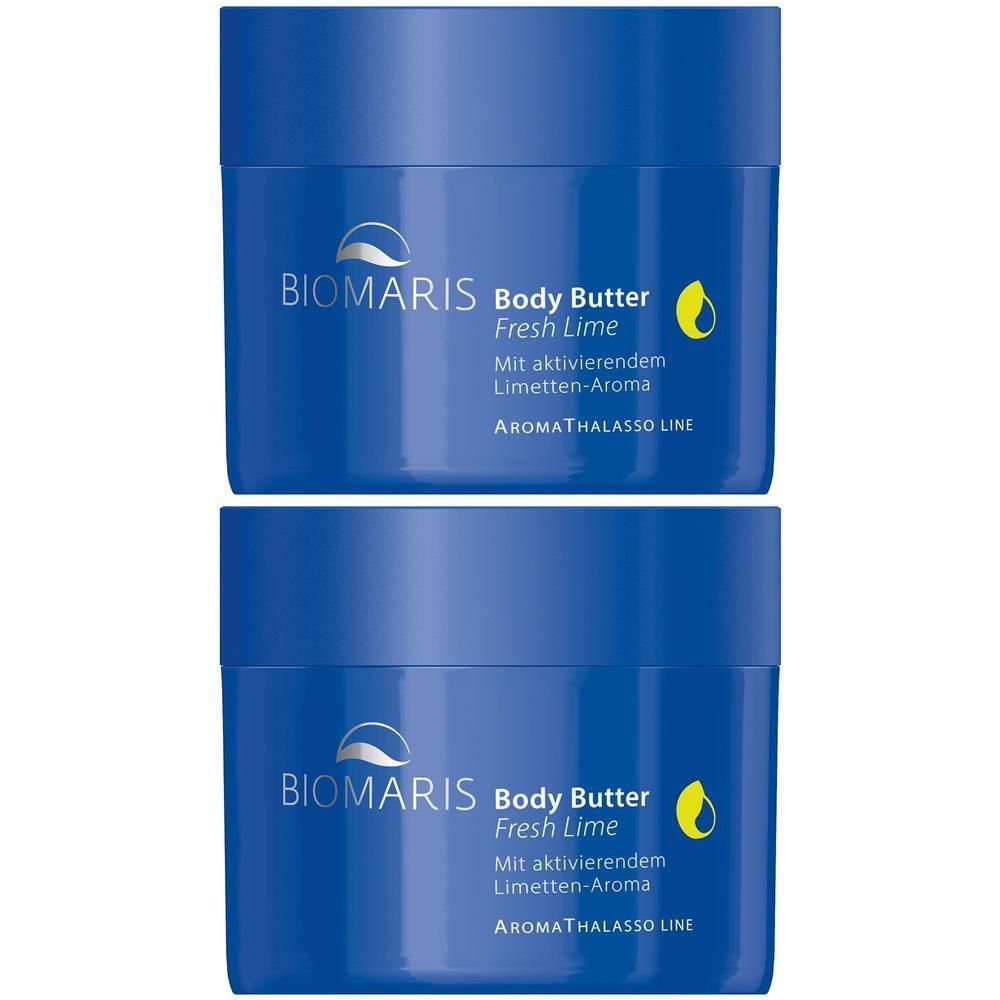 Biomaris Bodybutter fresh lime 2x 2x200 ml Creme