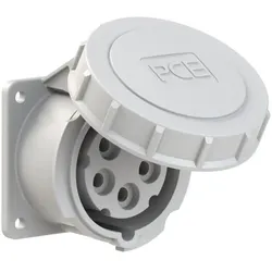 PCE 3152-1f70 CEE-Anbausteckdose gerade (70x70mm) 16A 5p 1h IP67 31521f70