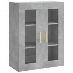 vidaXL Wandschrank Betongrau 69,5x34x90 cm