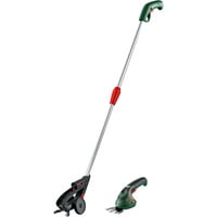 ISIO III + Fahrstiel, Grasschere grün/schwarz, Li-Ionen Akku 1,5Ah 3,6Volt