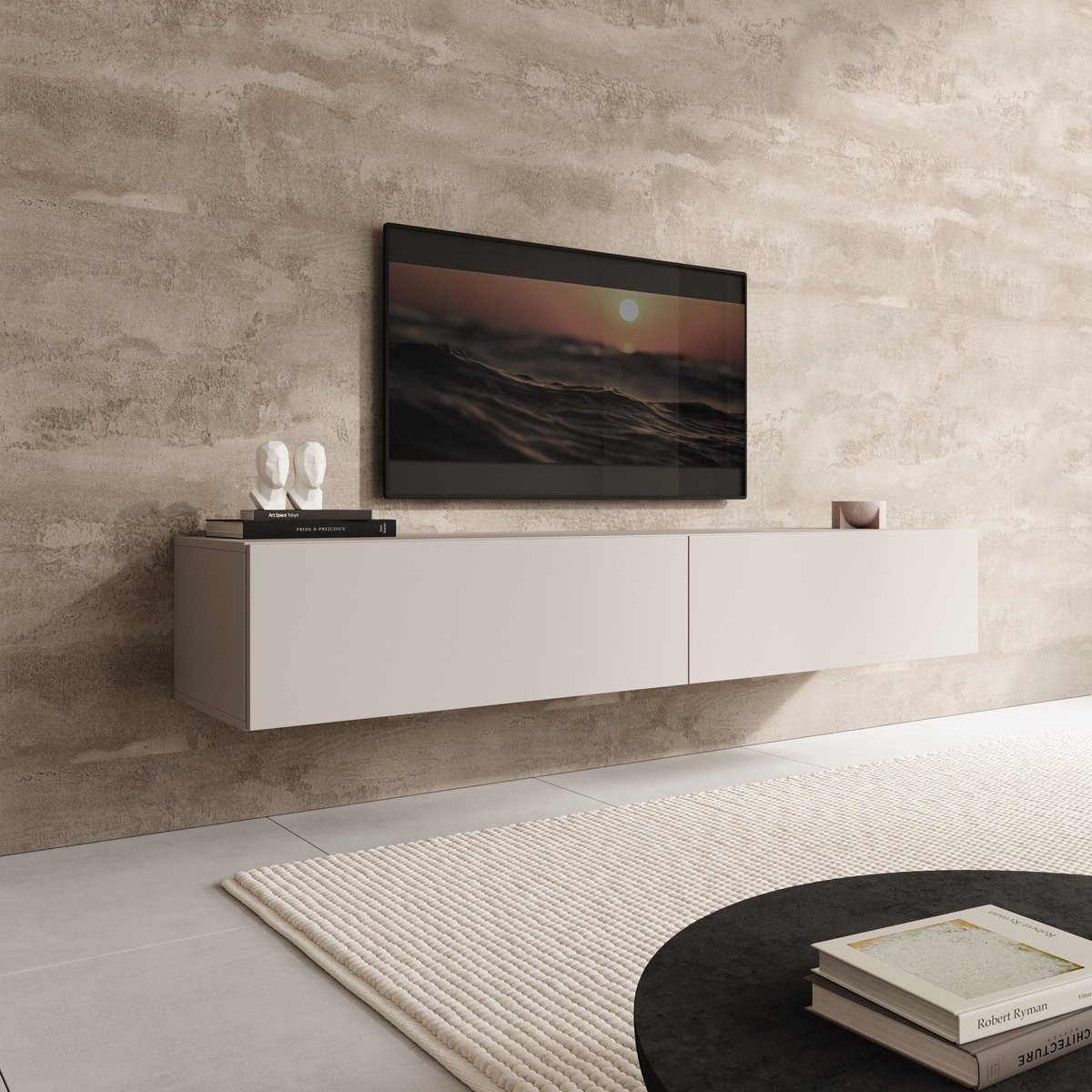Meubella TV-meubel Palm Beige 180 cm