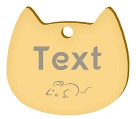 Inspire Essentials Personalized Pet ID Tag With Custom Pet Face Engraving 24 s