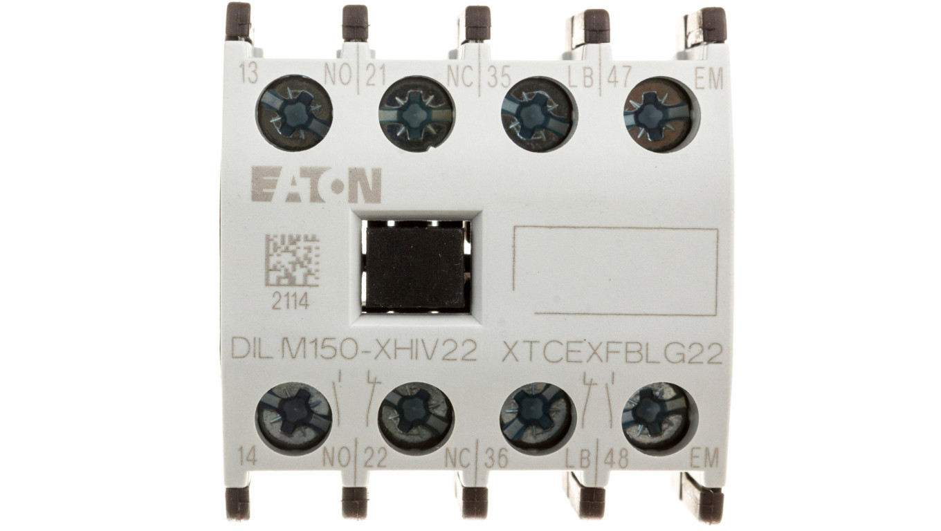 Eaton Hulpcontact 2NO 2NC voorfrontmontage DILM150-XHIV22