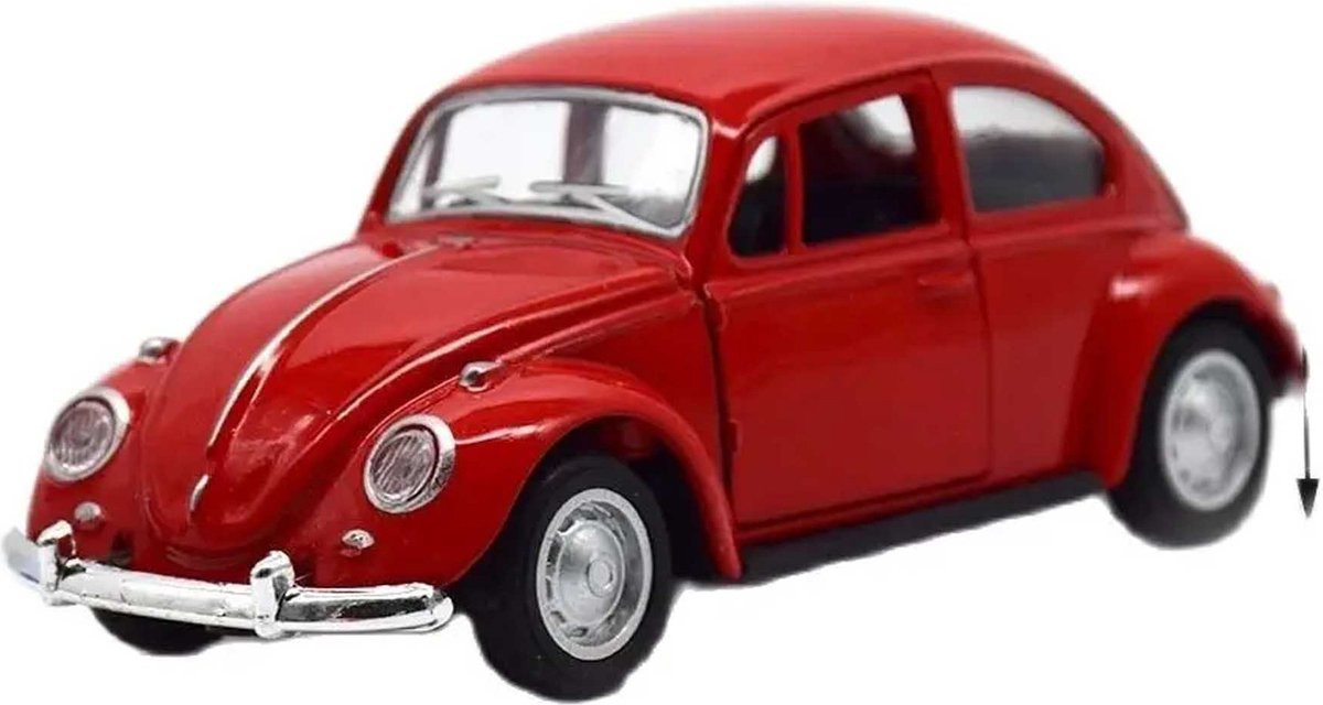 Miniatuur Oldtimer 1:32 Vintage Schaalmodel Rood Auto Decoratie