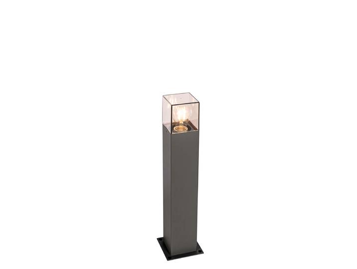 Lampadaire d'extérieur moderne 50 cm gris foncé IP44 - Danemark