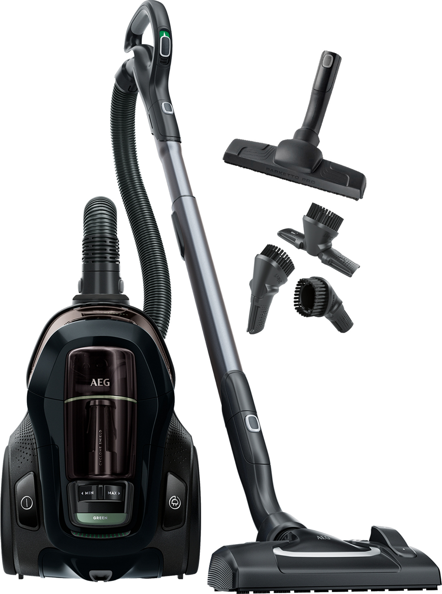 AEG LX9 Beutelloser Staubsauger LX9-3-ÖKO Schwarz