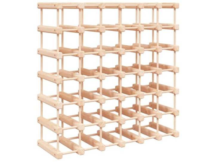 Makastle Weinregal für 42 Flaschen Massivholz Kiefer 68,5x23x68,5cm