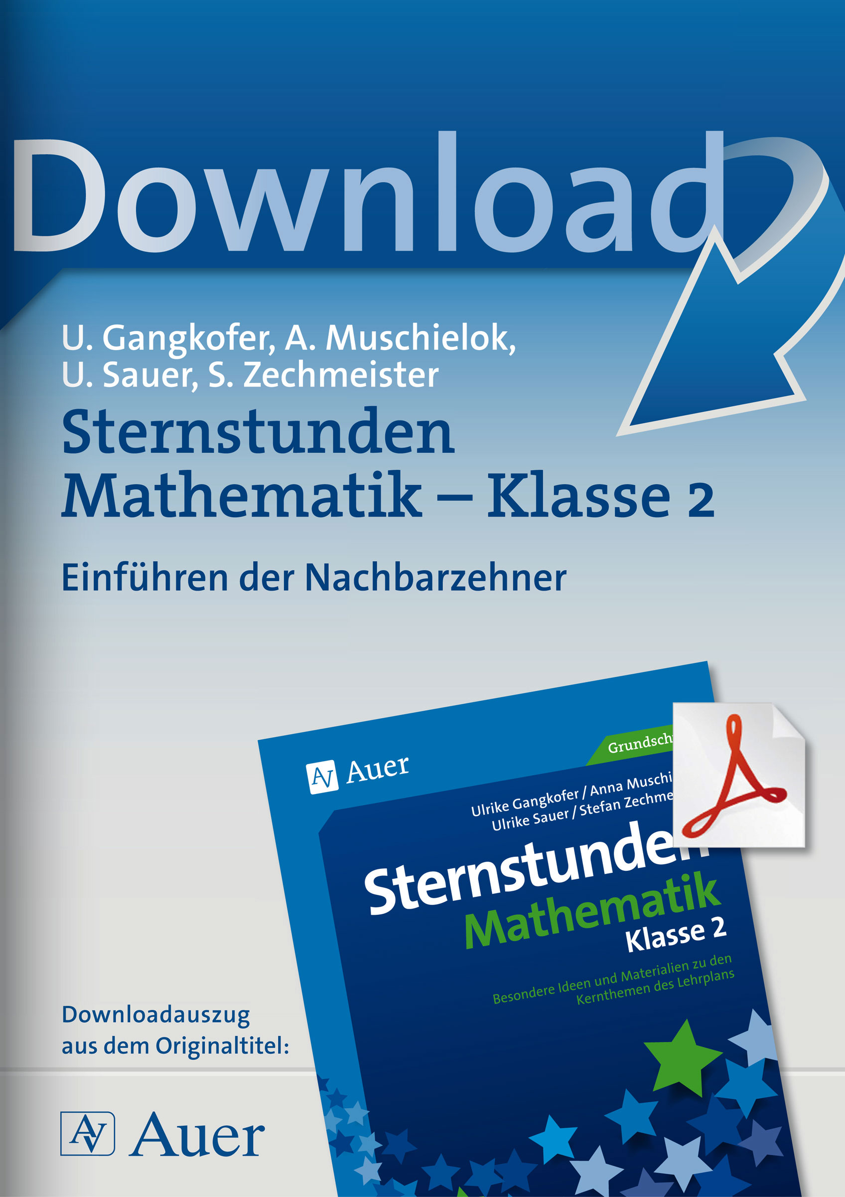 Auer Verlag Sternstunden Mathematik - Klasse 2: Einführen der Nachbarzehner
