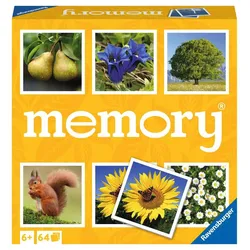 Ravensburger Spiel - Natur memory® - der Spieleklassiker für alle Naturfreunde, Merkspiel für 2-8 Spieler ab 6 Jahren