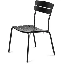 Stuhl Granada Aluminium schwarz 54x83.8x57.1 cm