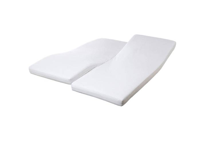 Protège matelas tpr en coton blanc 140x190cm