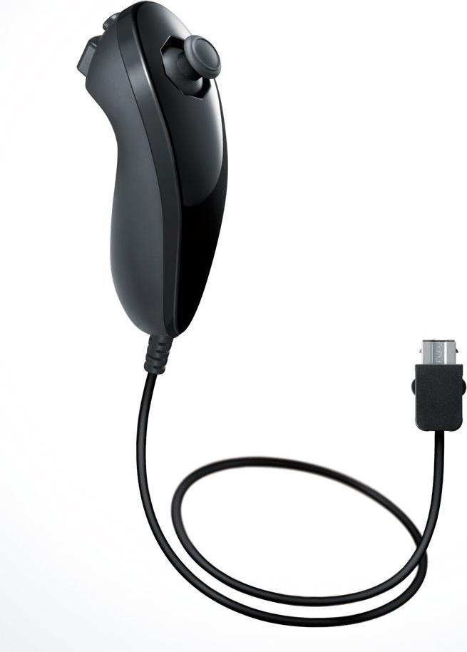 Nintendo Nunchuk, zwart, voor Wii en Wii U
