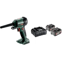 Metabo Akku-Blaspistole im Set mit 2x 4,0 Ah-Akku