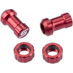 Stan's NoTubes Ventilkappe Tubeless Valve Color Kit rot