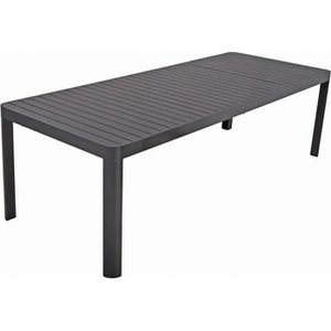 Garden-Pleasure Gartentisch AMIRA, Aluminium, anthrazit, 195-240 x 100 x 75 cm, ausziehbar