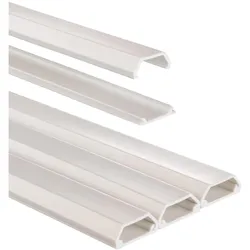 Hama, Kabelschutz + Kabelführung, PVC-Kabelkanal, eckig (Kabelkanal, 100 cm)