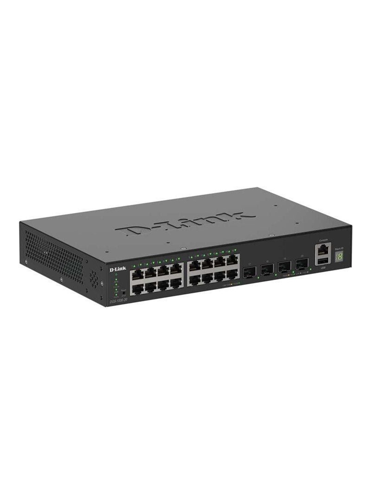 D-Link SmartPro DGS-1530-20 - switch - 20 ports - smart - rack-mountable