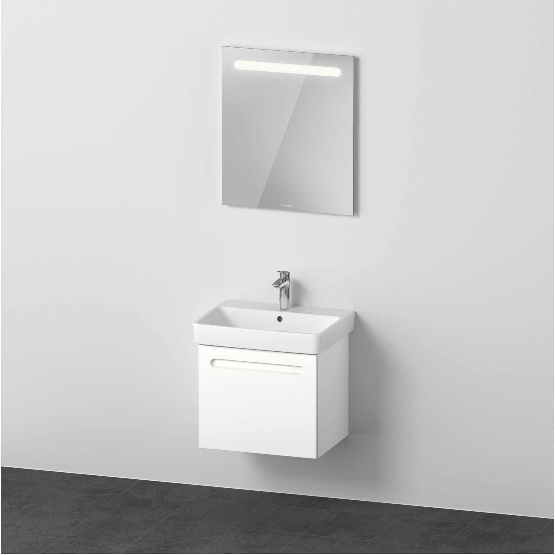 Duravit Möbel-Set No. 1 60cm, Weiß Matt, 1 Auszug (N10154018180000)