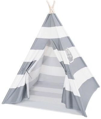 ToysLand Natural Cotton Canvas Teepee Tent for Kids Indoor & Outdoor Use