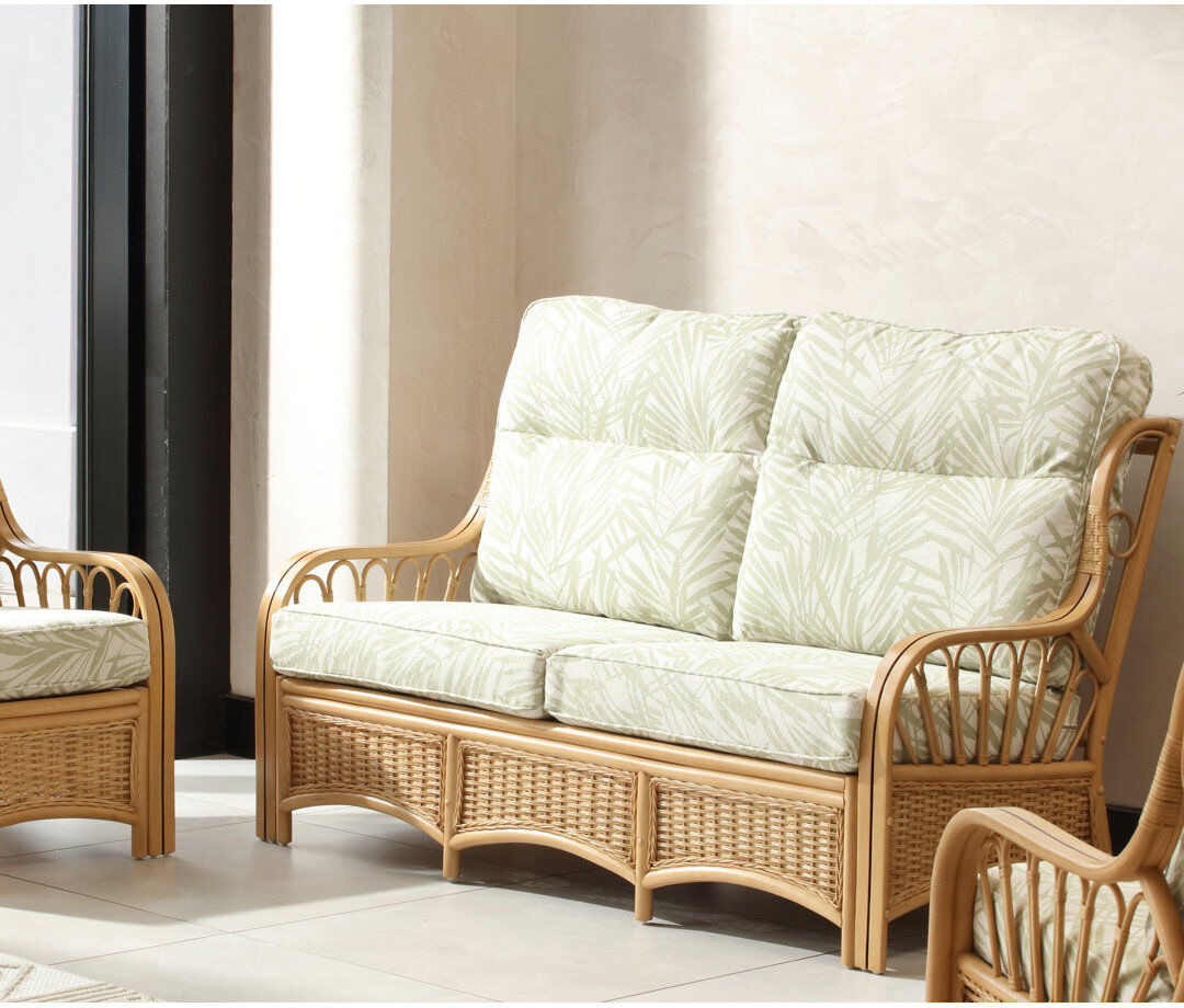 Bay Isle Home 3 Piece Conservatory Sofa Set Green 3