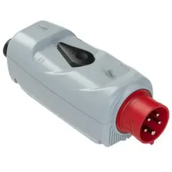 PCE 54015610 CEE-Stecker mit Schalter (WENDE) 16A 5p 6h IP44