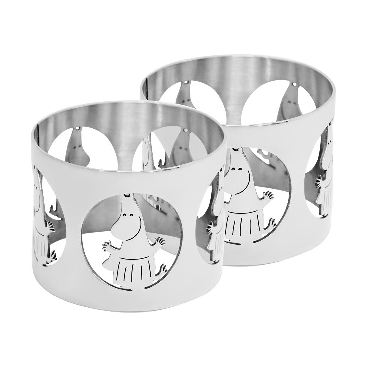 Hilke Collection Hilke X Moomin servetringen Moominmamma 2-stuks Vernikkeld messing