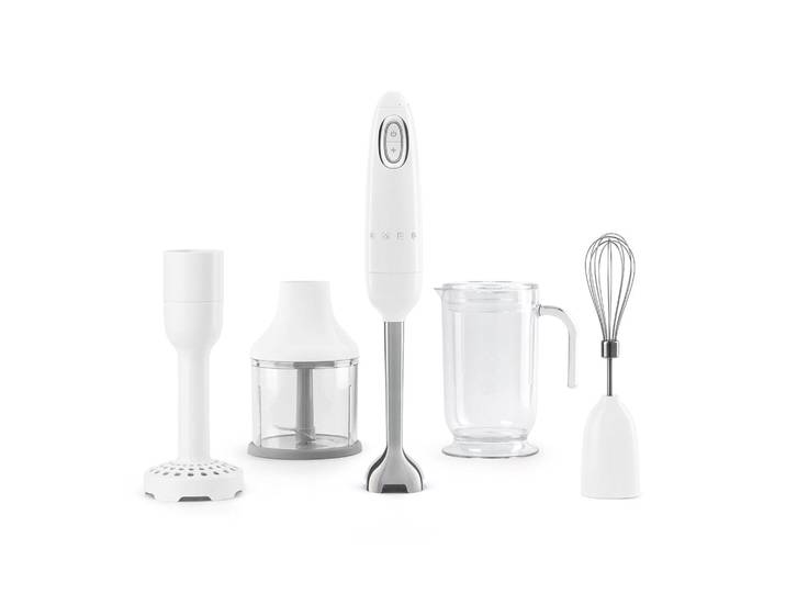 Smeg - Staafmixer Wit Jaren 50 Staafmixer met accessoires +