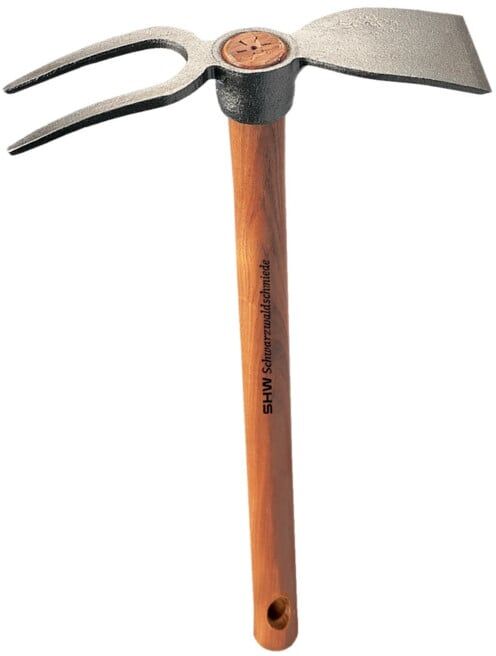 SHW Rex Fourchette à large dent 2 dents, avec manche 40 cm ; SHW Schmiedetechnik (54749)