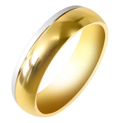 Fingerring ADELIA´S "Herren Ring aus Edelstahl" Gr. 62, gold (silber), Fingerringe, Herren, 62, Edelstahl, Fingerring