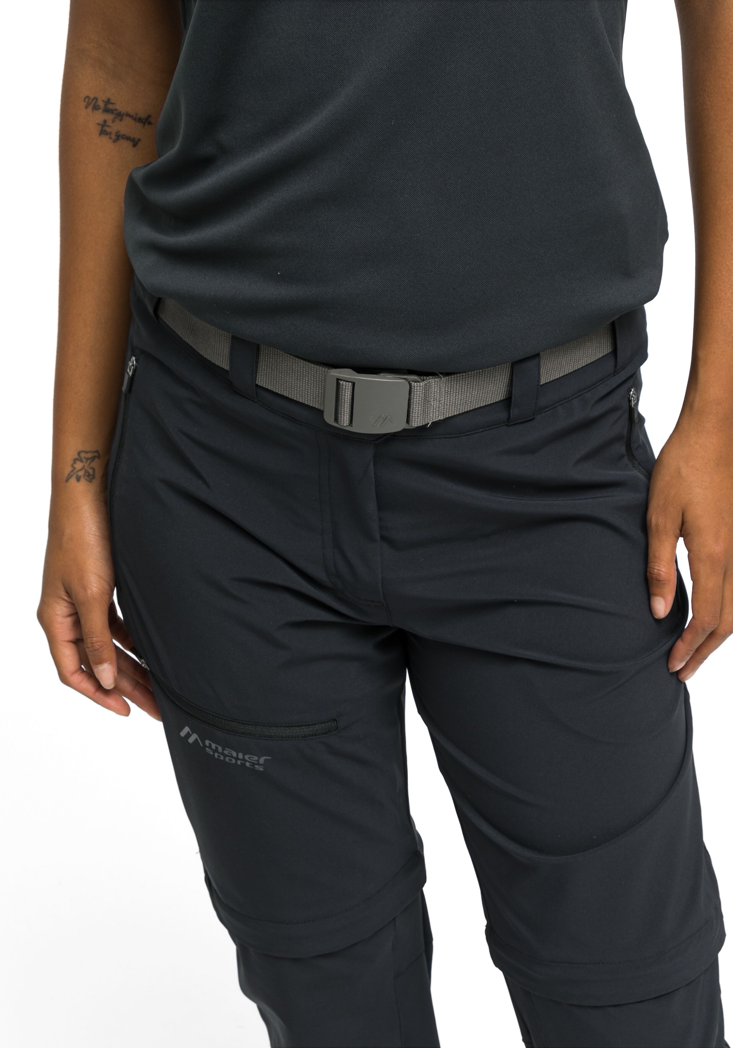 Synthetikgürtel MAIER SPORTS "Eco Belt", Herren, Gr. 1, braun (schlamm), Kunstfaser, Gürtel Synthetikgürtel, Gürtel für Wanderhose schlamm 1