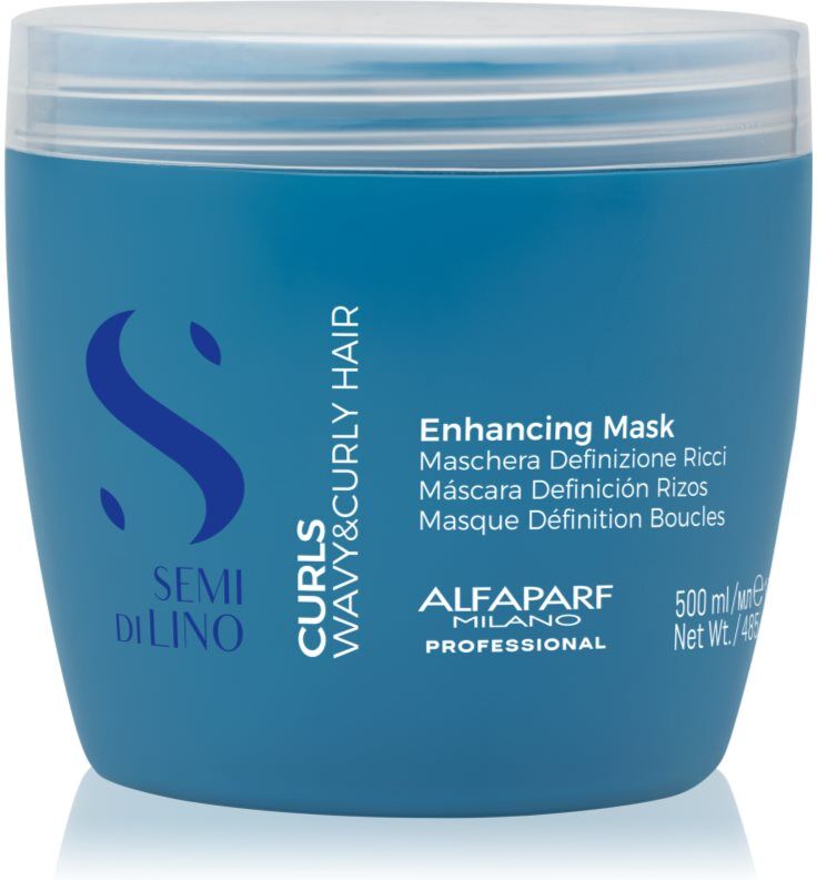 Alfaparf Milano Semi Di Lino Curls masque pour cheveux bouclés 500 ml
