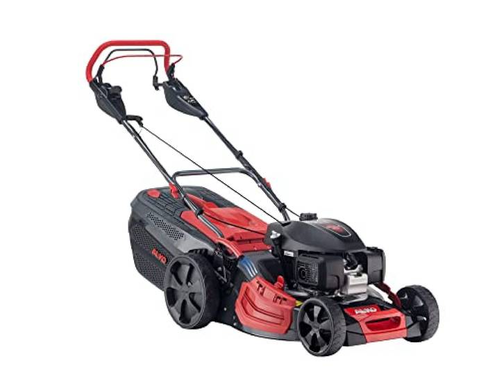 AL-KO Benzin-Rasenmäher Premium 521 VS-H (51 cm Schnittbreite, 3.2 kW Motorleistung, robustes Stahlblechgehäuse, variabler Hinterradantrieb, Mulchfunktion, Seitenauswurf, für Rasenflächen bis 1800 m²)